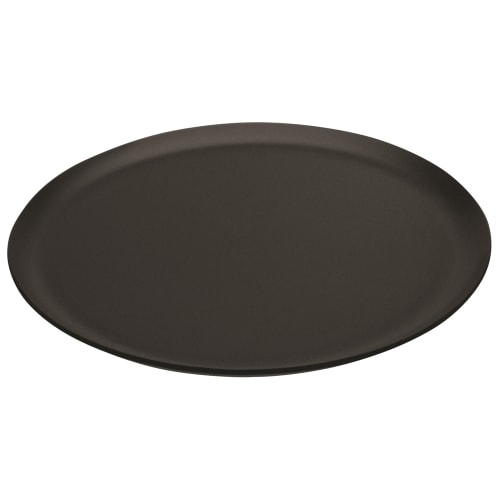 Glamour Line Oval Leatherette Tray, Black